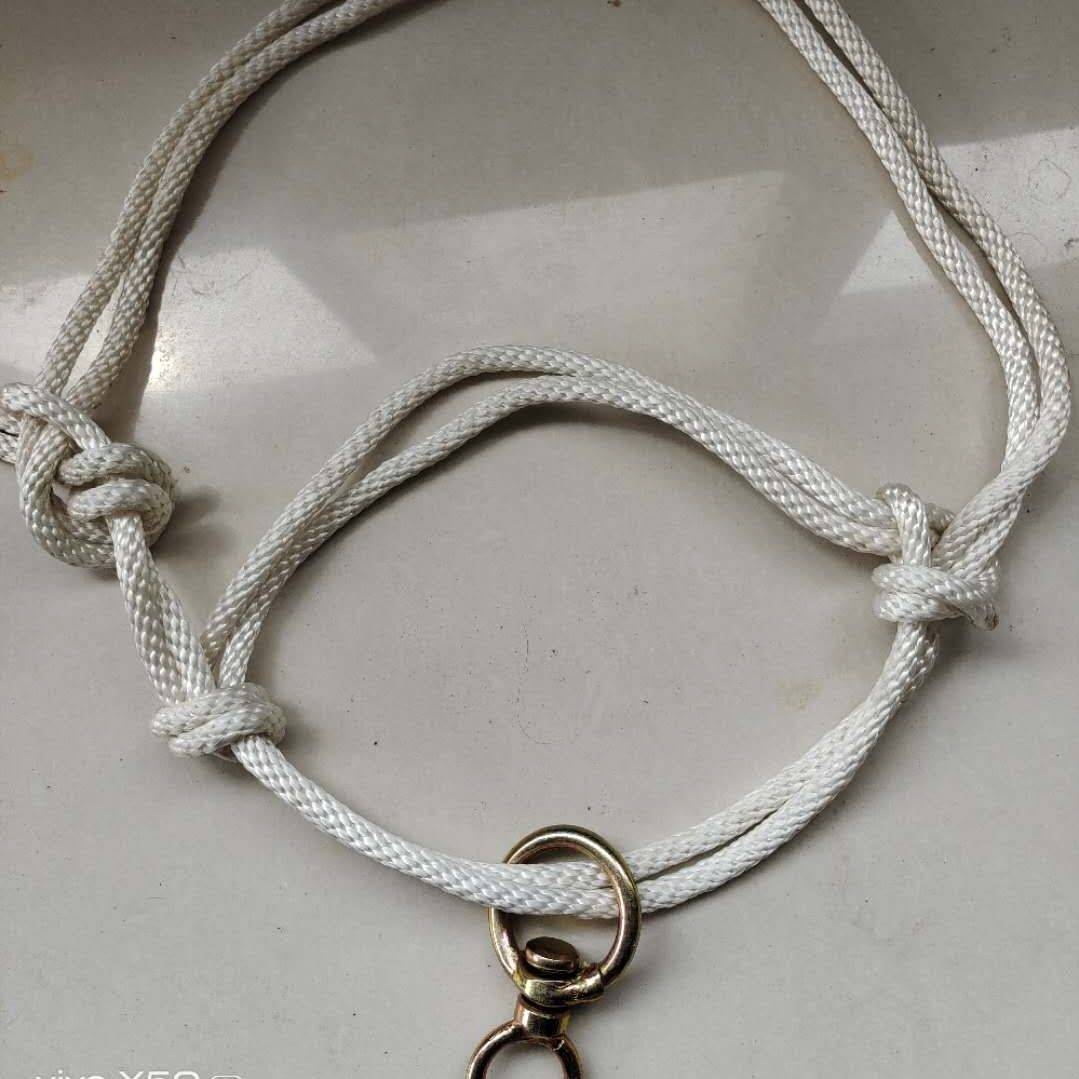 8MM SIMPLE WHITE COW HEAD